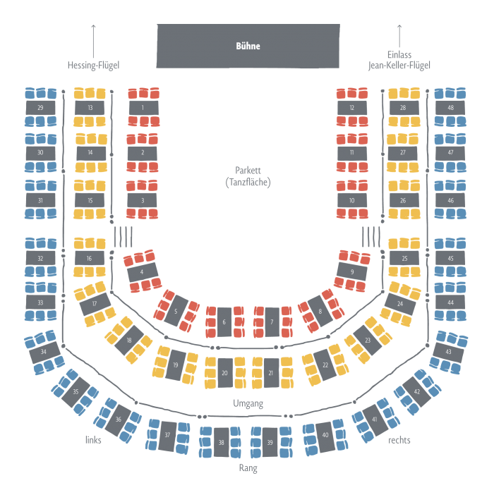 Klassisches Ball-Ambiente