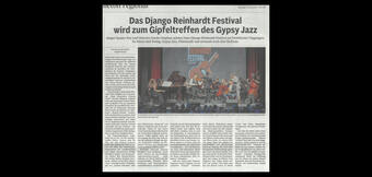 Augsburger Allgemeine über: Django-Reinhardt-Festival 2023