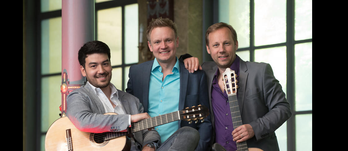 Festival in Augsburg: Virtuose Gitarristen auf Dreizack - Augsburger Allgemeine über Alegrias Guitar Trio am 24. April im Parktheater